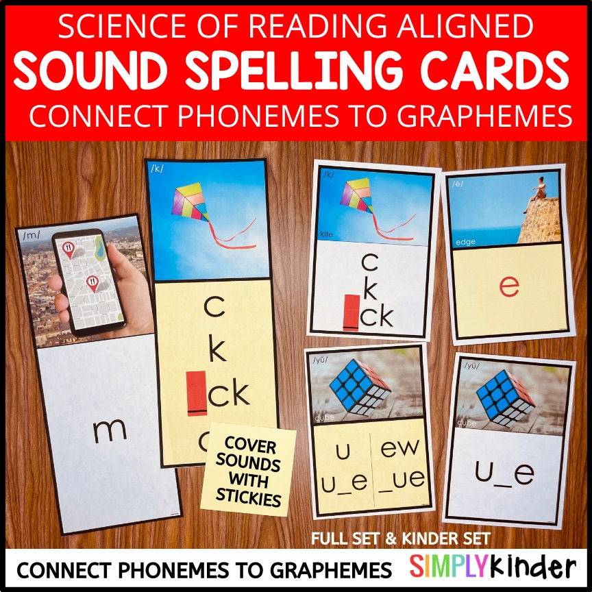 free printable sound spelling cards