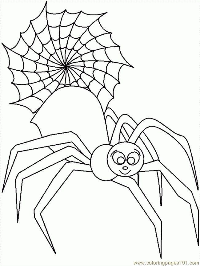 Spider Coloring Pages For Kids Coloring Home