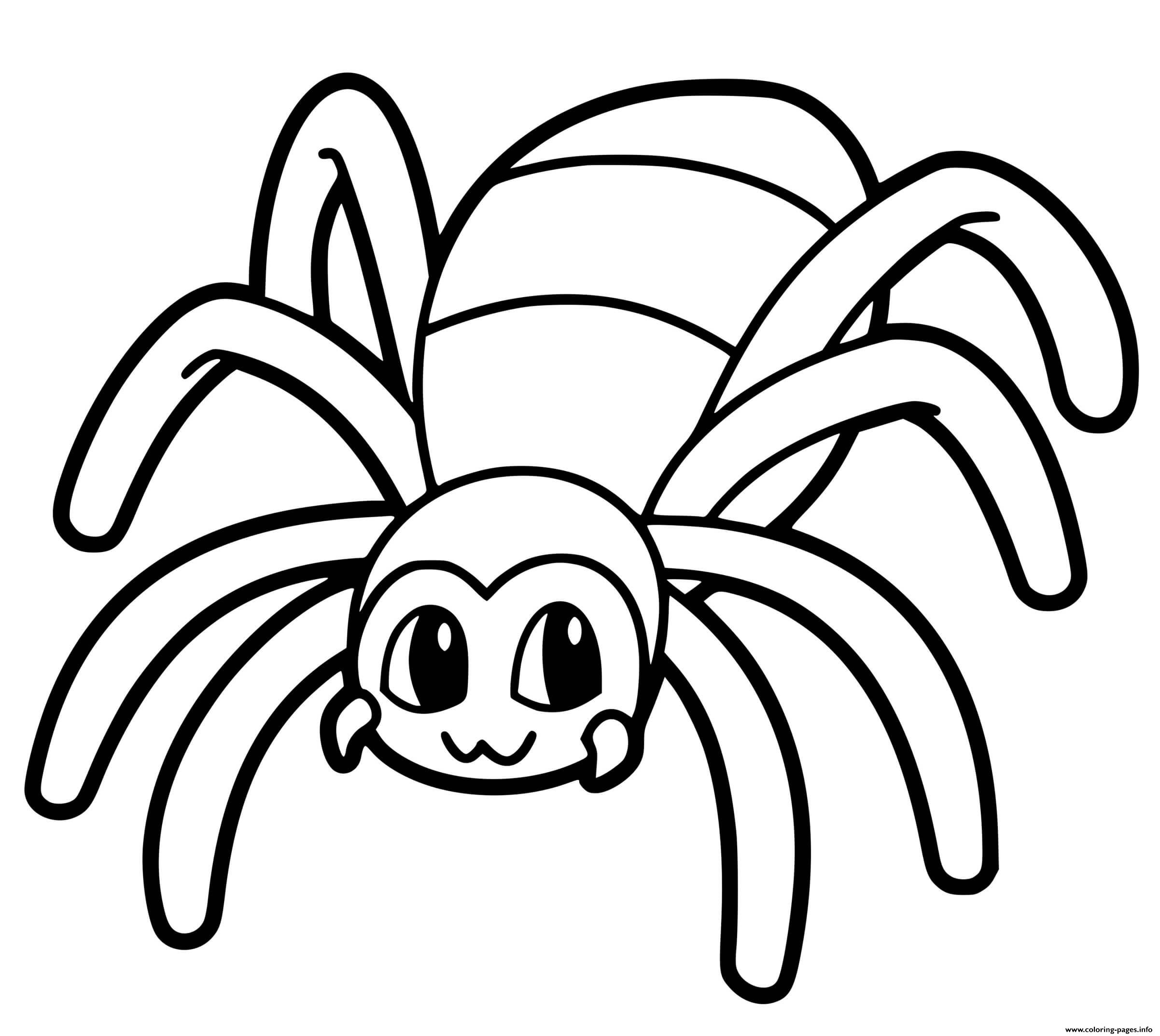 Spider Coloring Pages