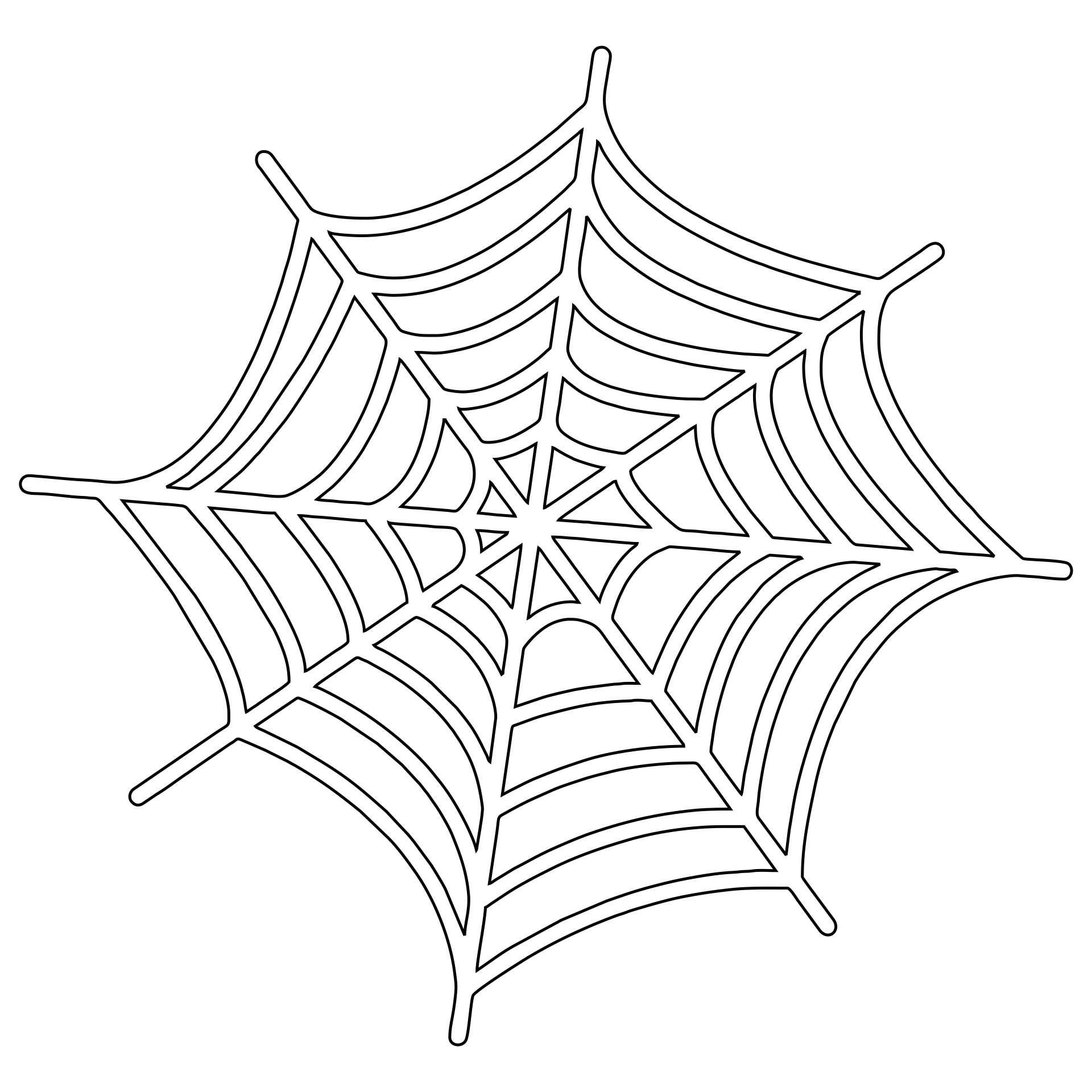 Spider Web Printable Free Within Free Printable Spider Web Coloring 