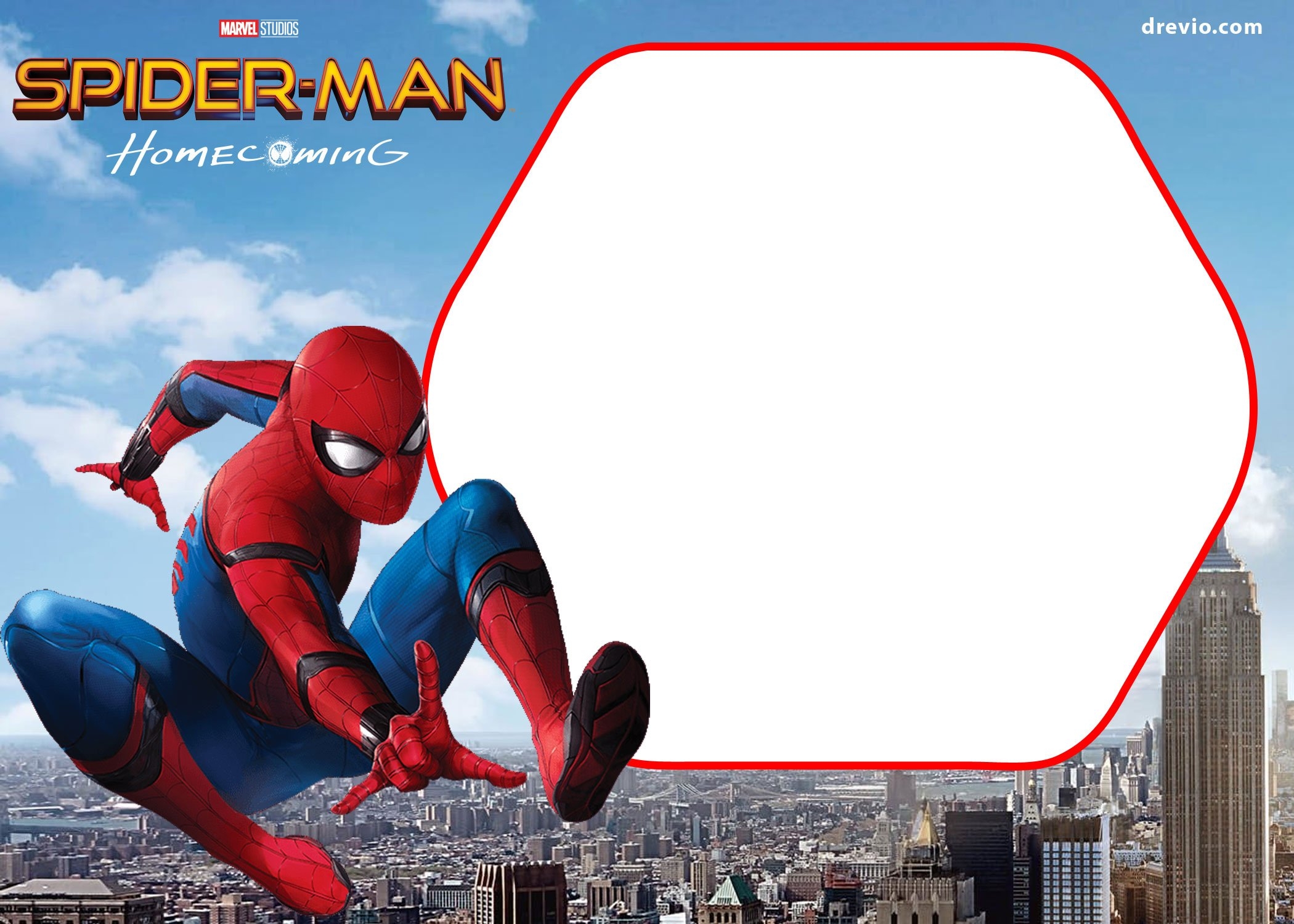 Spiderman Birthday Invitations Templates Free