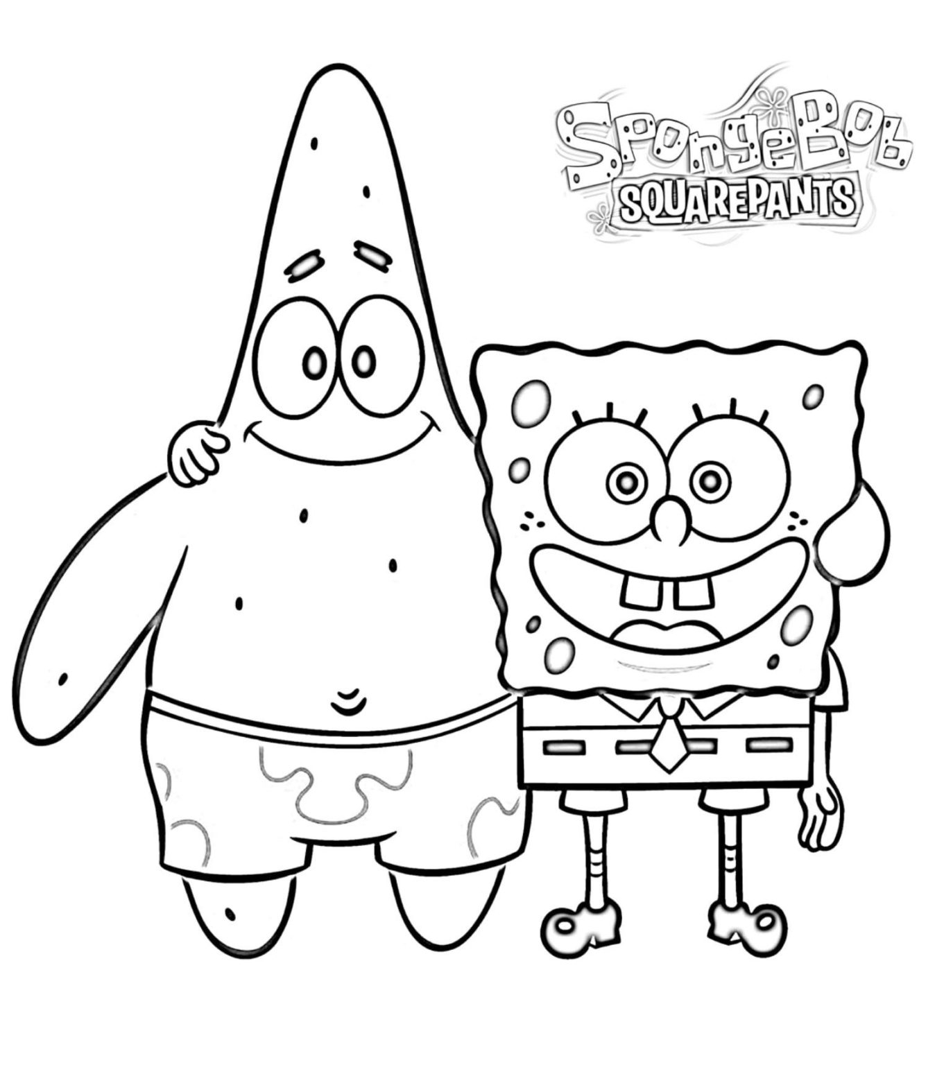 Spongebob 2 Coloring Pages Coloring Page Book 