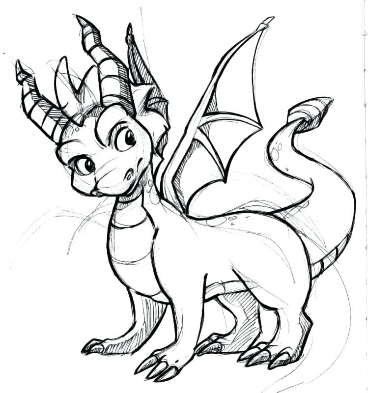 Coloring Page Spyro