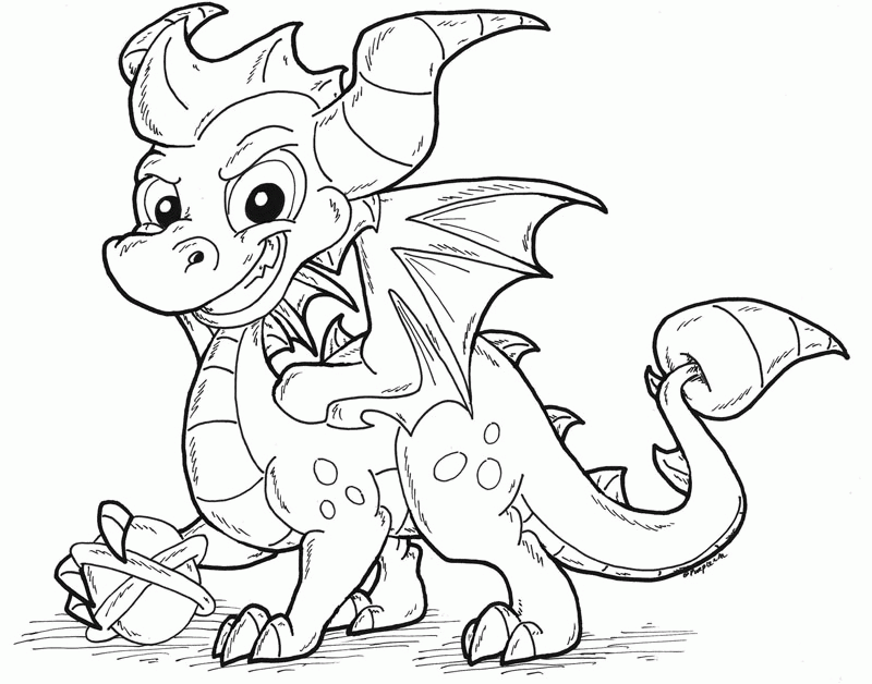 Spyro Coloring Pages Coloring Home