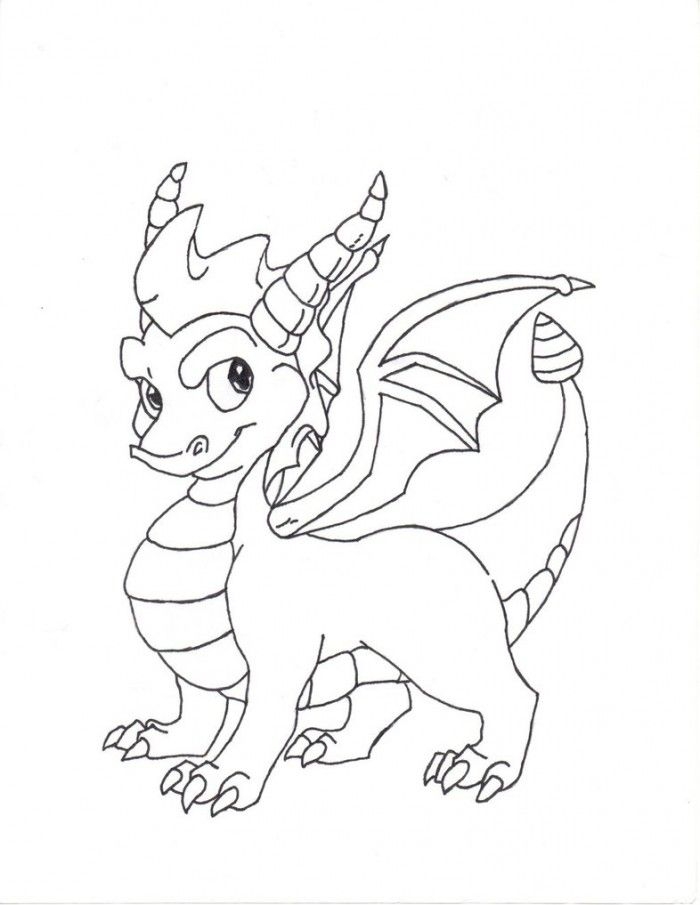 Spyro Coloring Pages Coloring Home