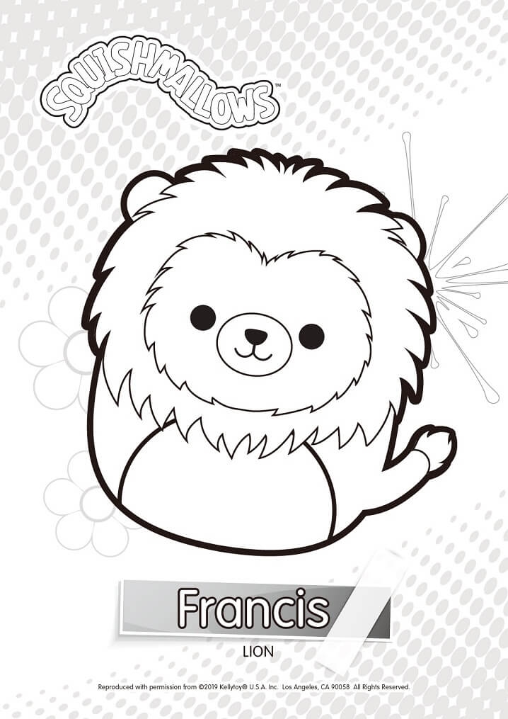 Squishmallows Coloring Page Printable Coloring Page For Kids Coloring 