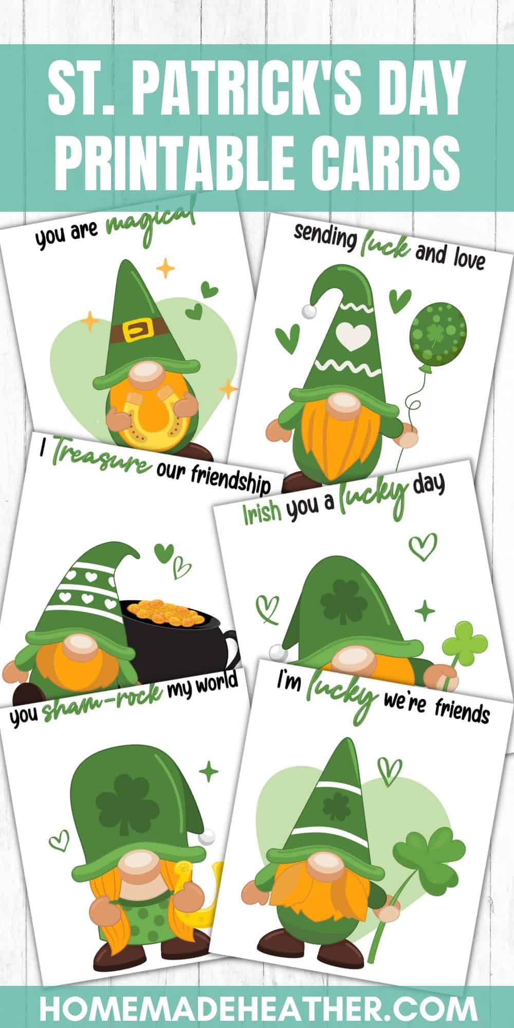 St Patrick 39 s Day Printable Cards Homemade Heather