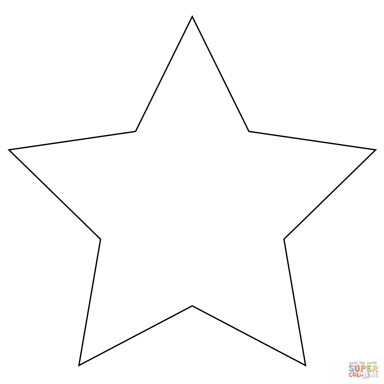 Star Coloring Pages For Preschoolers Coloring Home