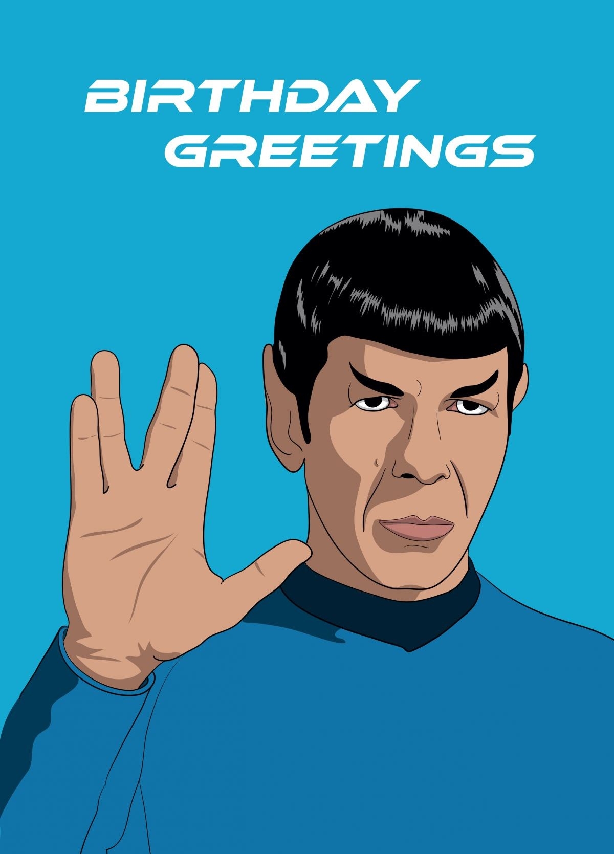 Star Trek Birthday Card Printable