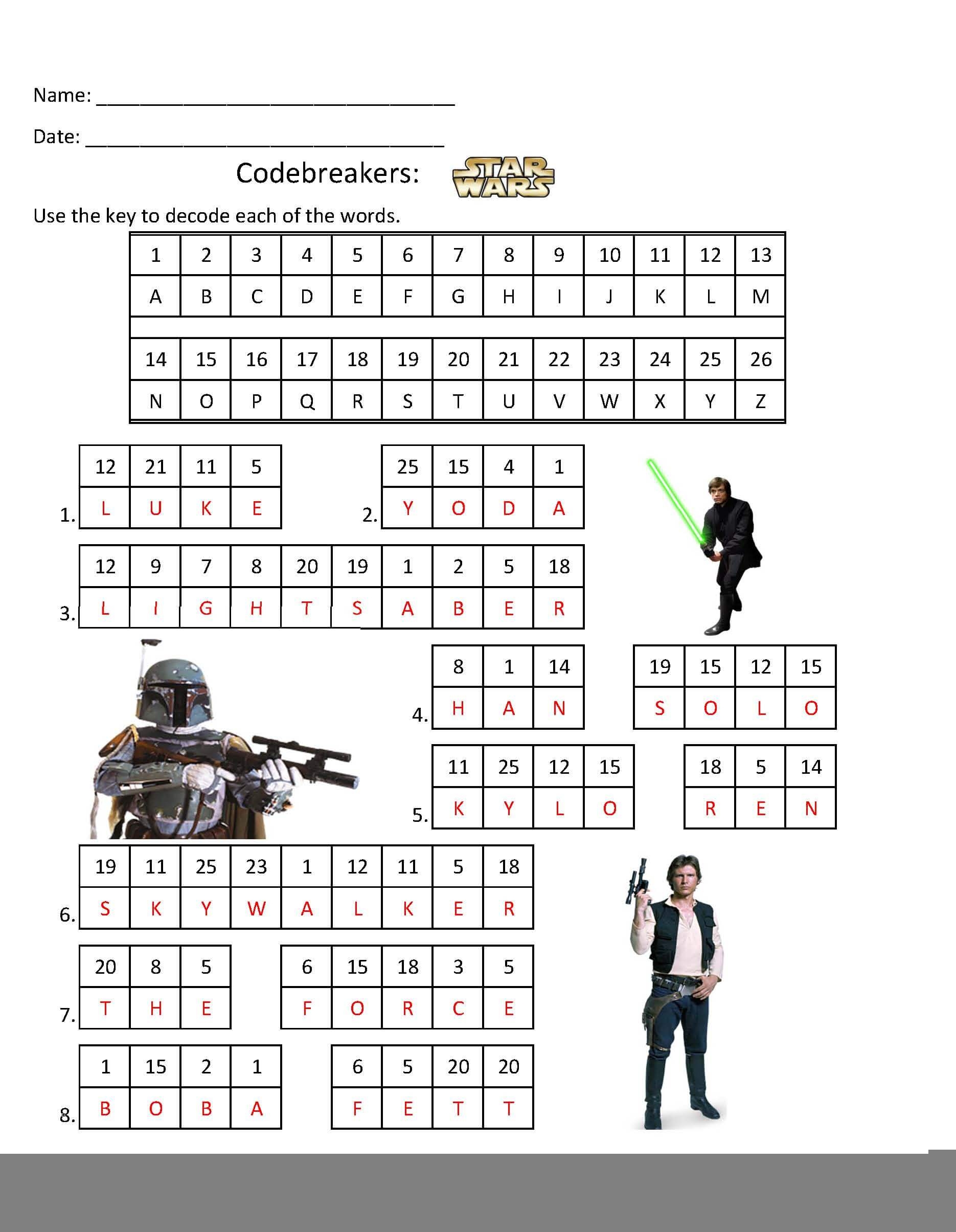 Star Wars Crossword Puzzle Printable Printable Crossword Puzzles