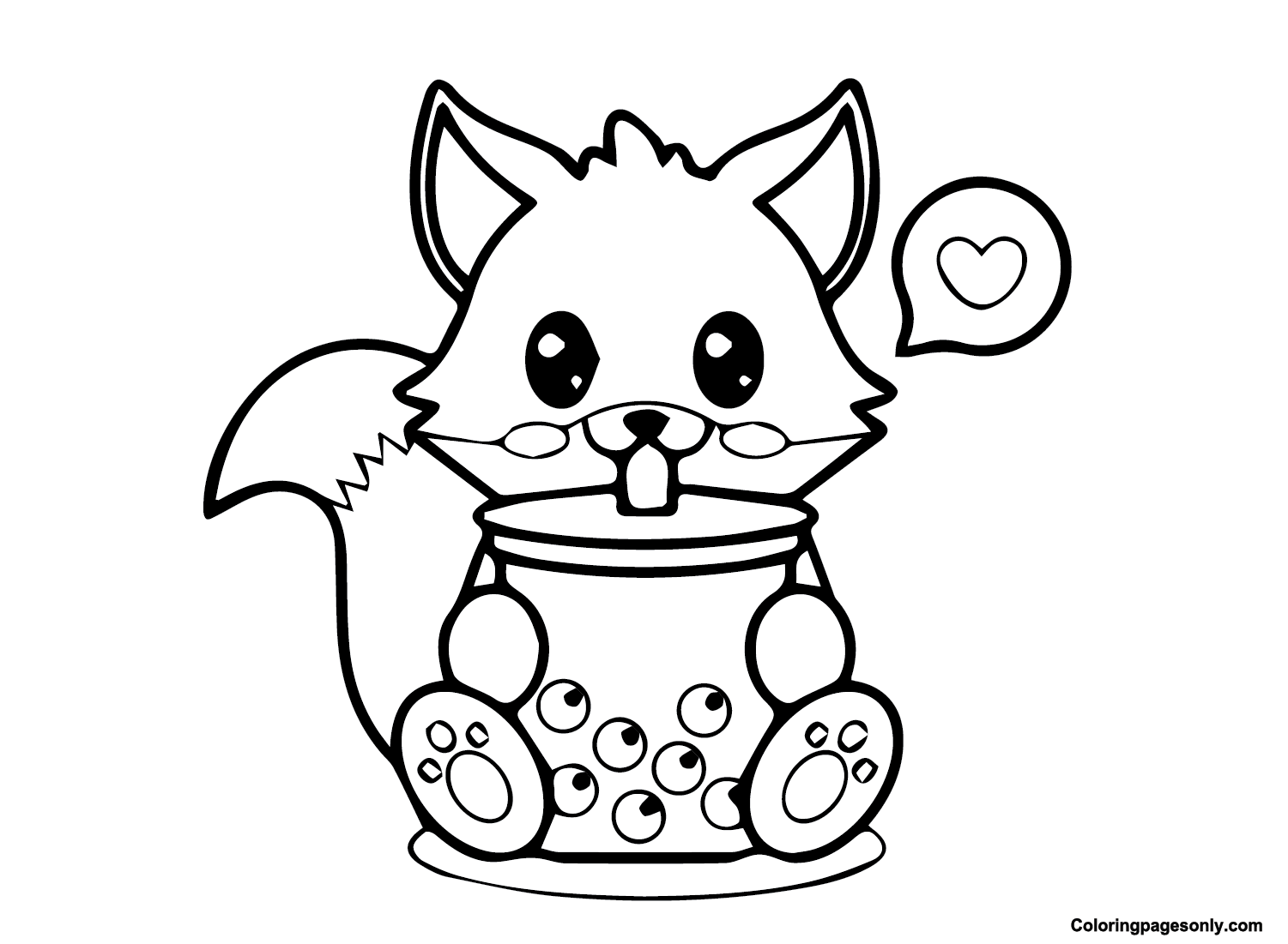 Starbucks Boba Tea Coloring Page Free Printable Coloring Pages