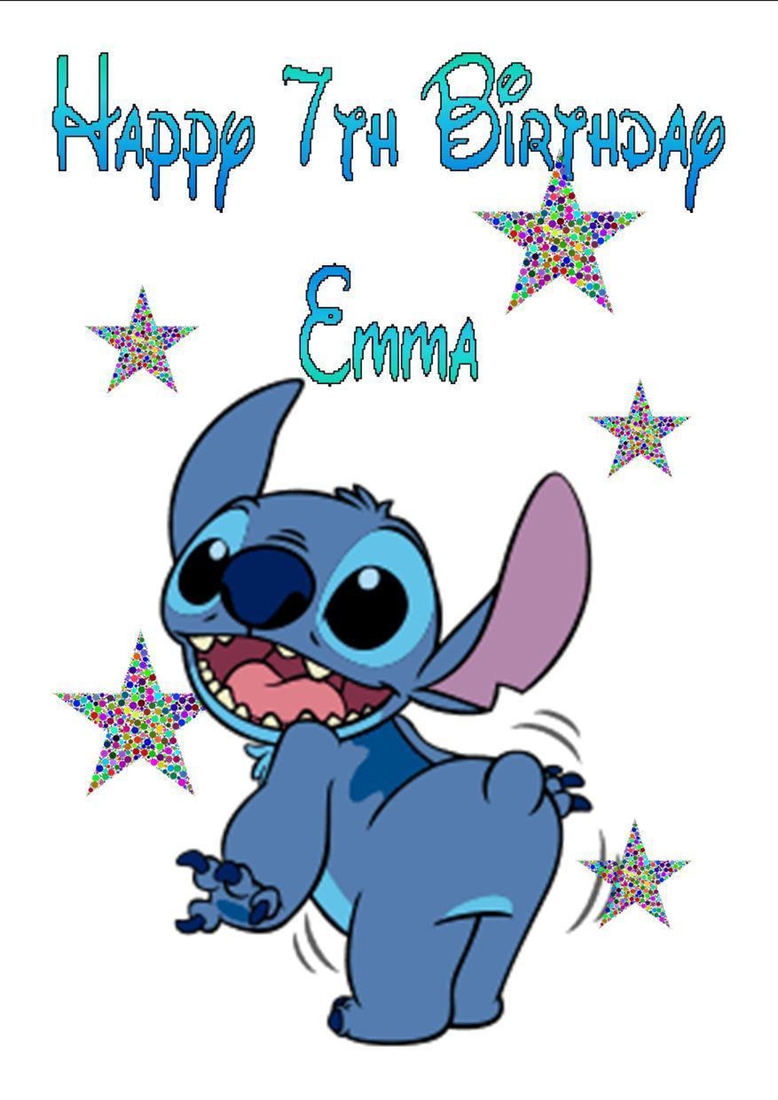 Stitch Birthday Card Printable Printable Free Templates
