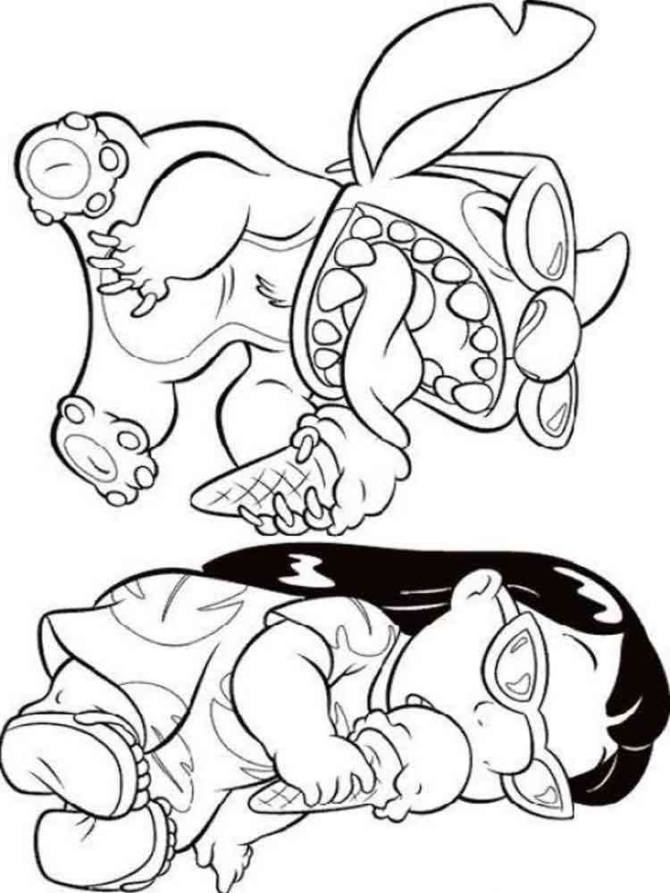 Stitch Coloring Pages