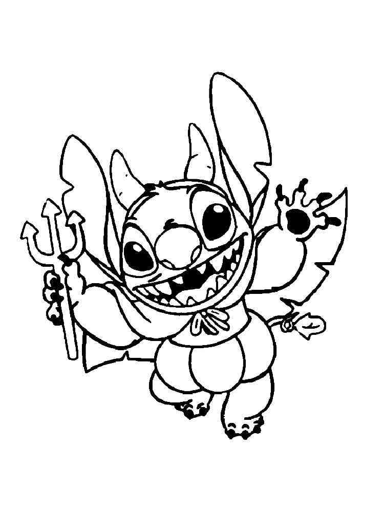 stitch coloring pages free