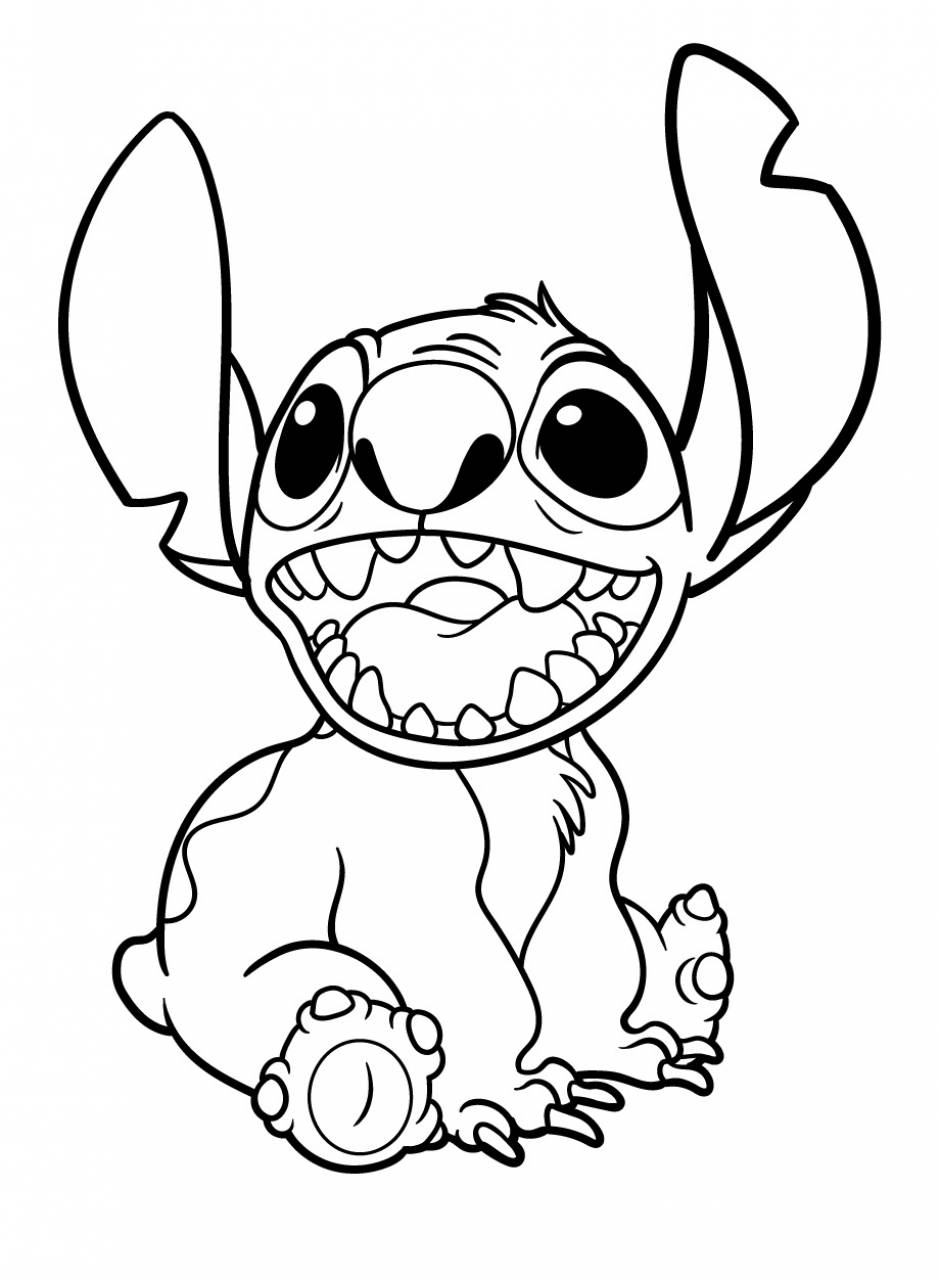 Stitch Coloring Pages Printable