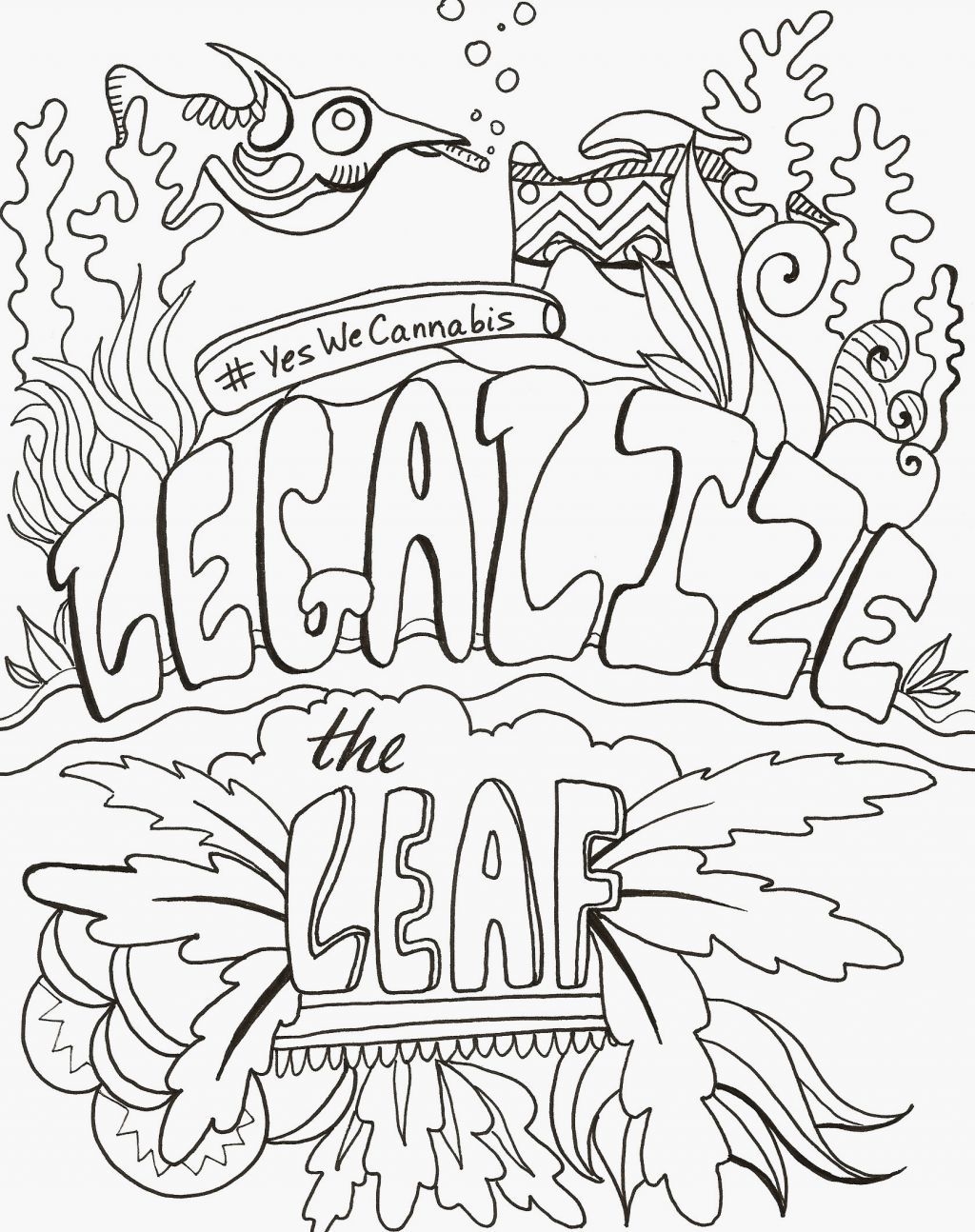 Stoner Coloring Pages Coloring Home