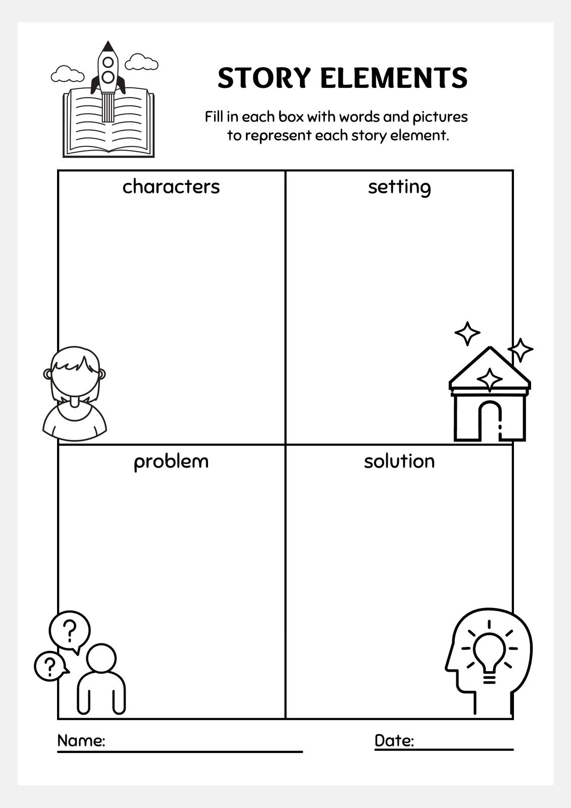 Story Elements In Sentences Worksheet Education Worksheets
