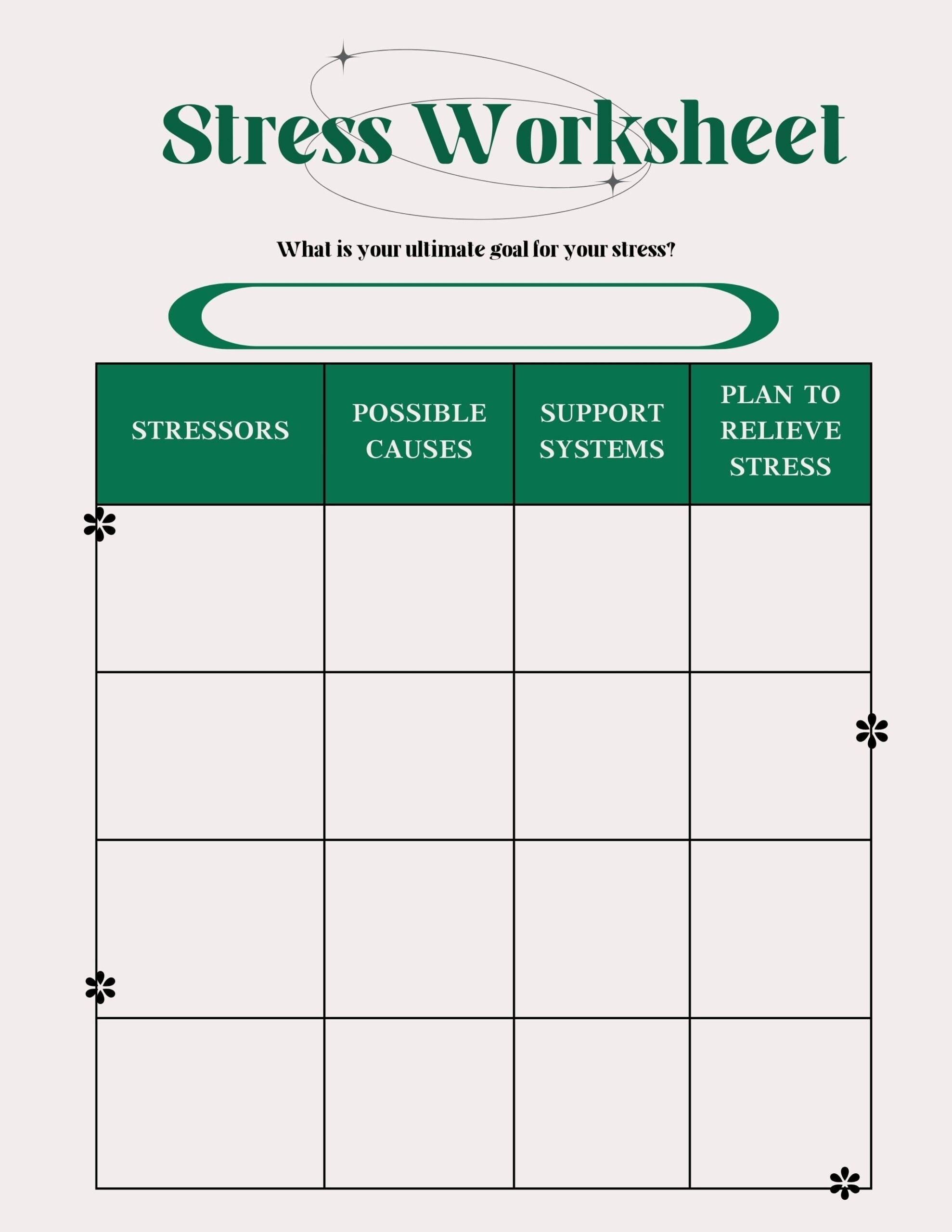 printable worksheet on waste management