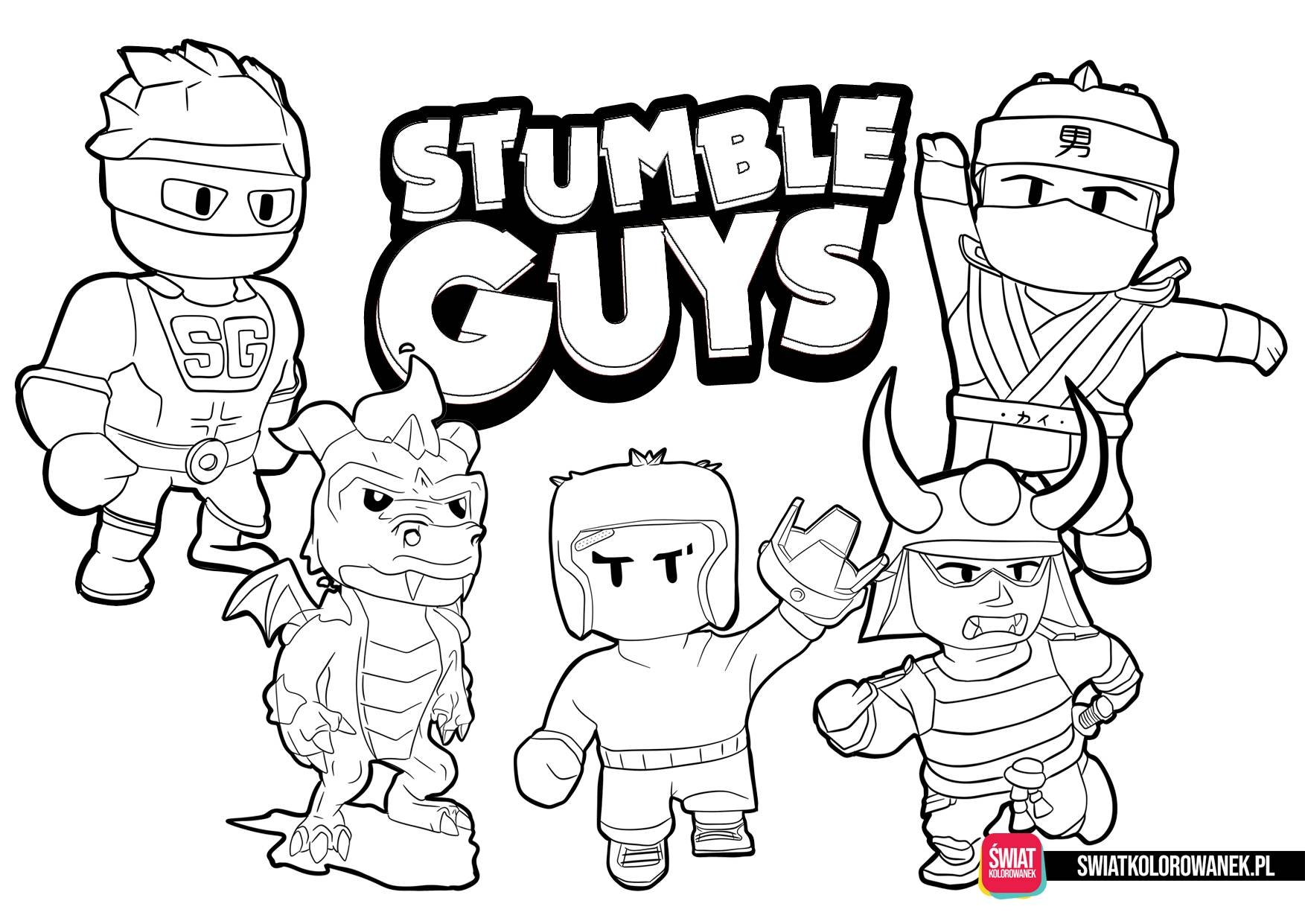 Stumble Guys Coloring Pages Coloring Home