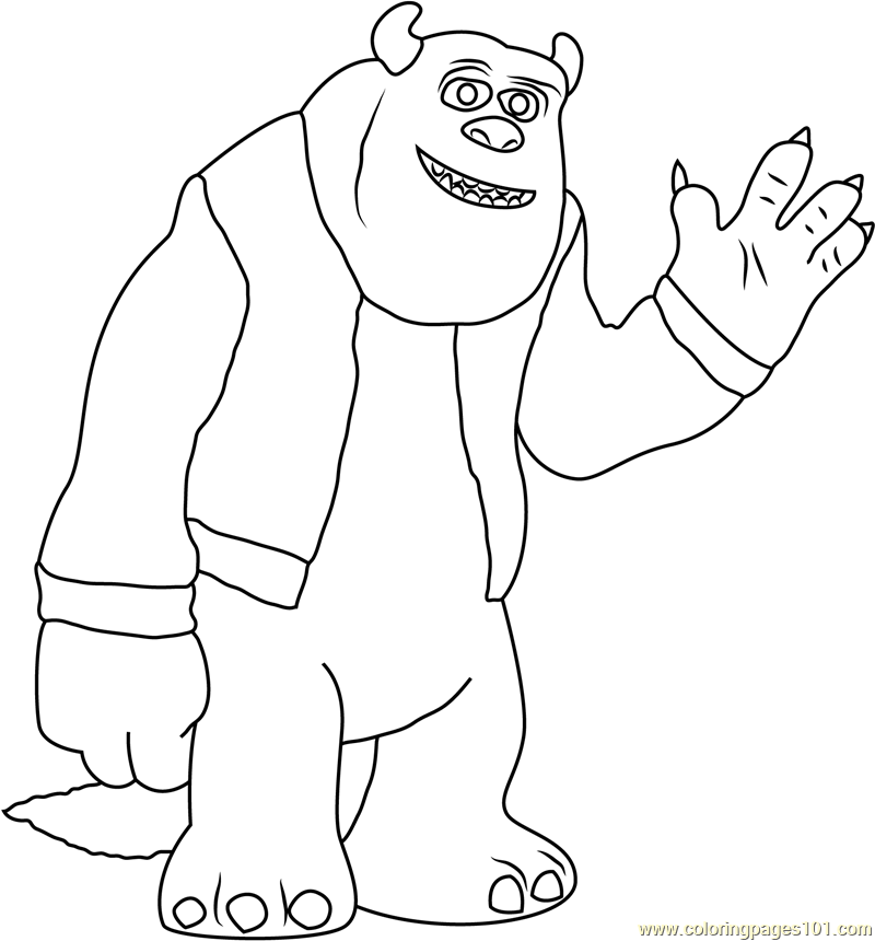 Monsters Inc Coloring Pages