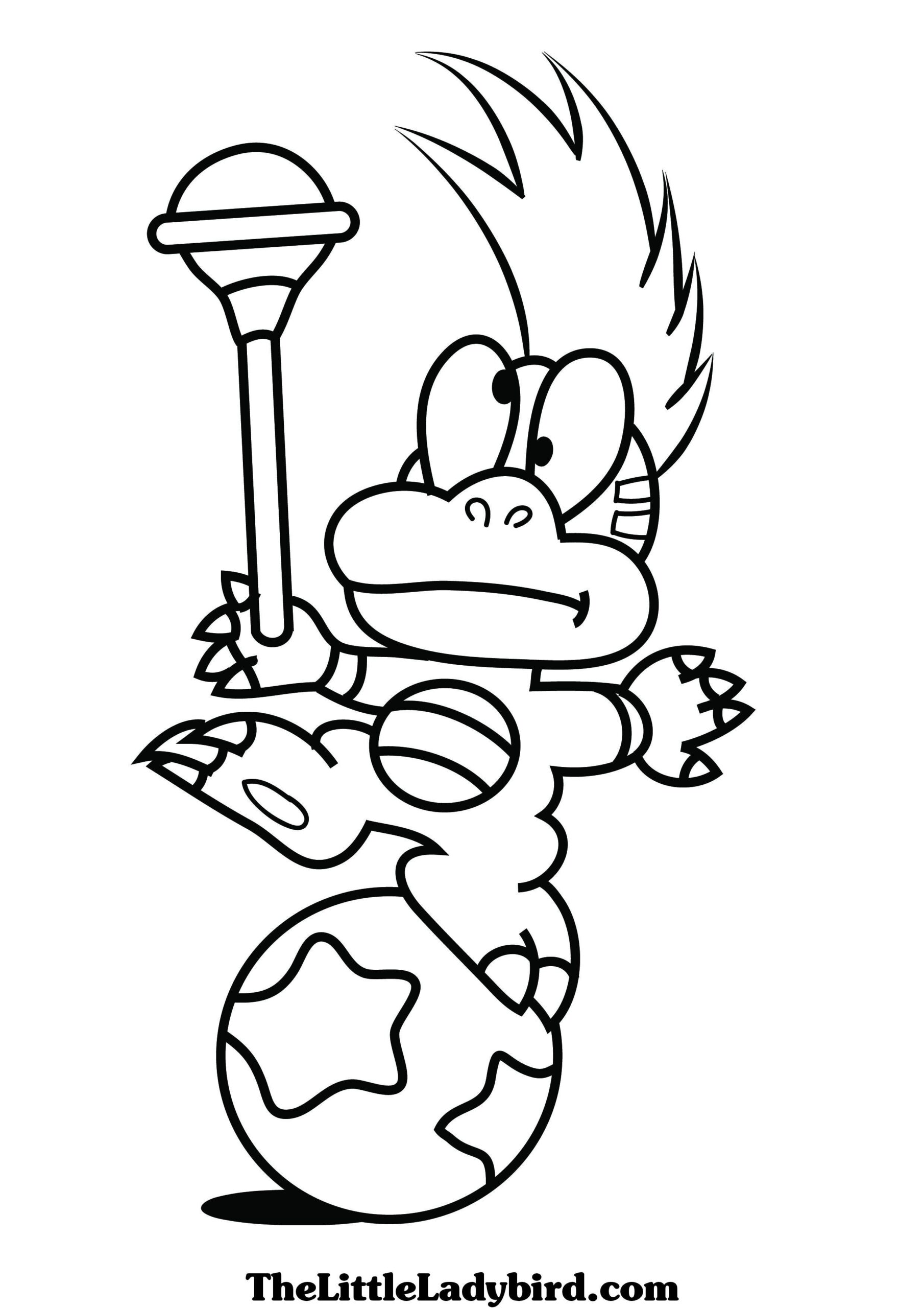 free mario printable coloring pages