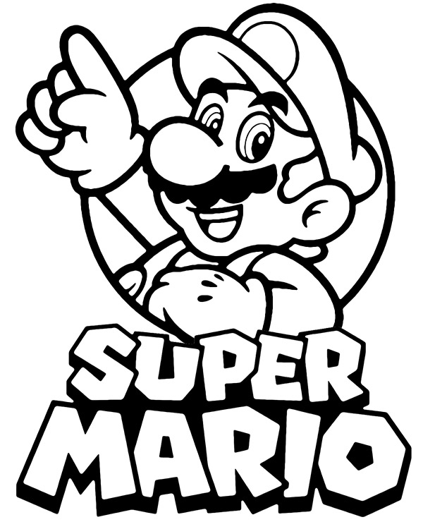 Mario Color Page