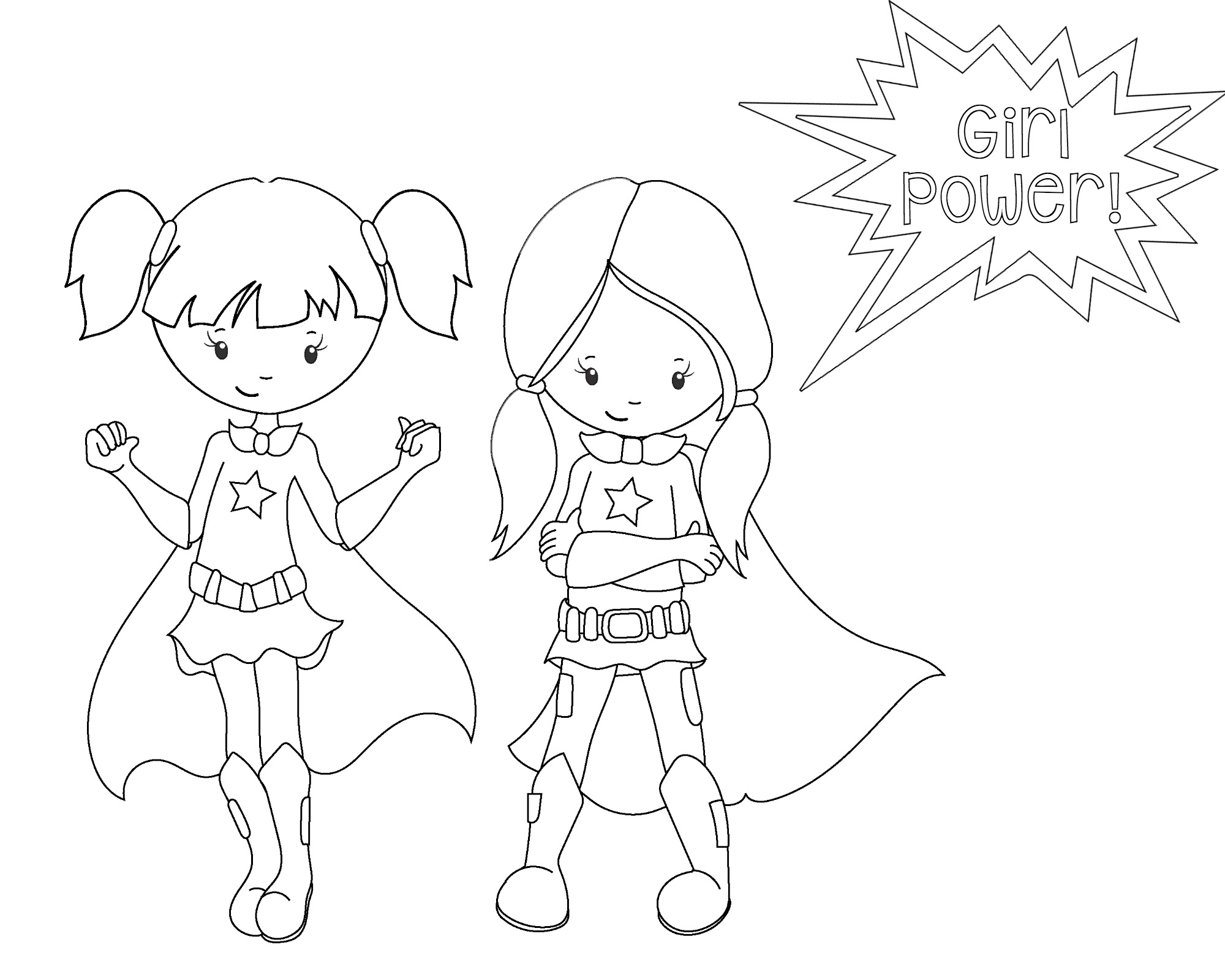 free superhero coloring pages