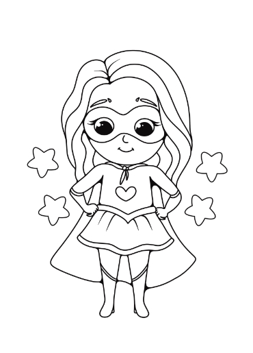 Superhero Coloring Pages