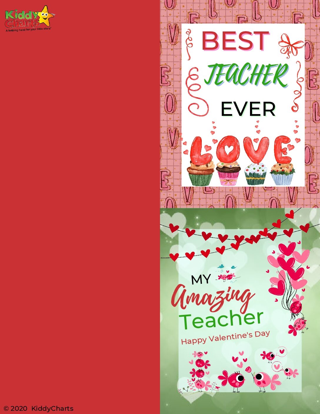 Teacher Valentine 39 s Cards Print And Download Kiddycharts