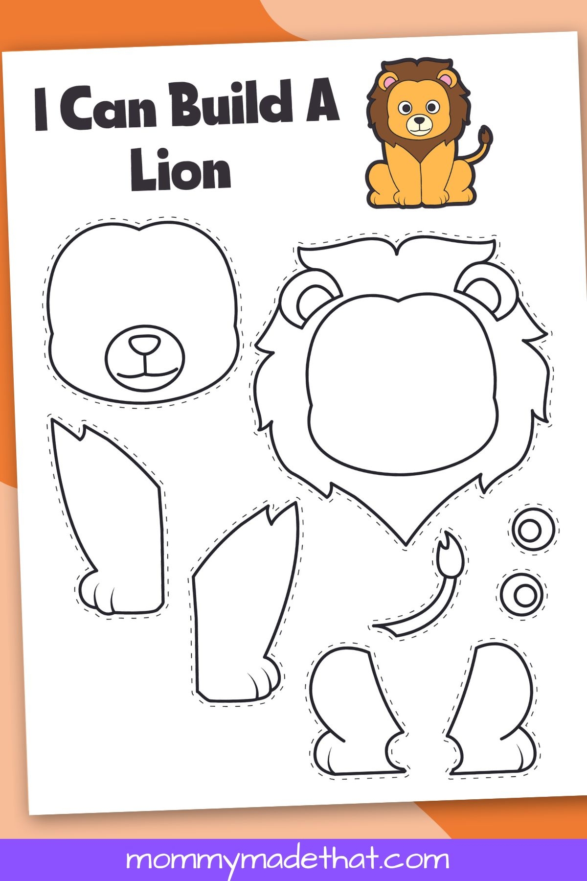 printable craft kindergarten