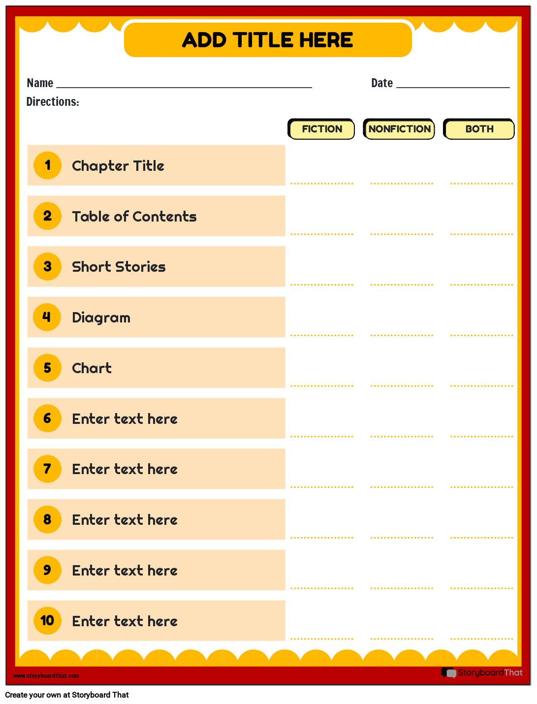 Text Features Worksheets For Effective Learning StoryboardThat 