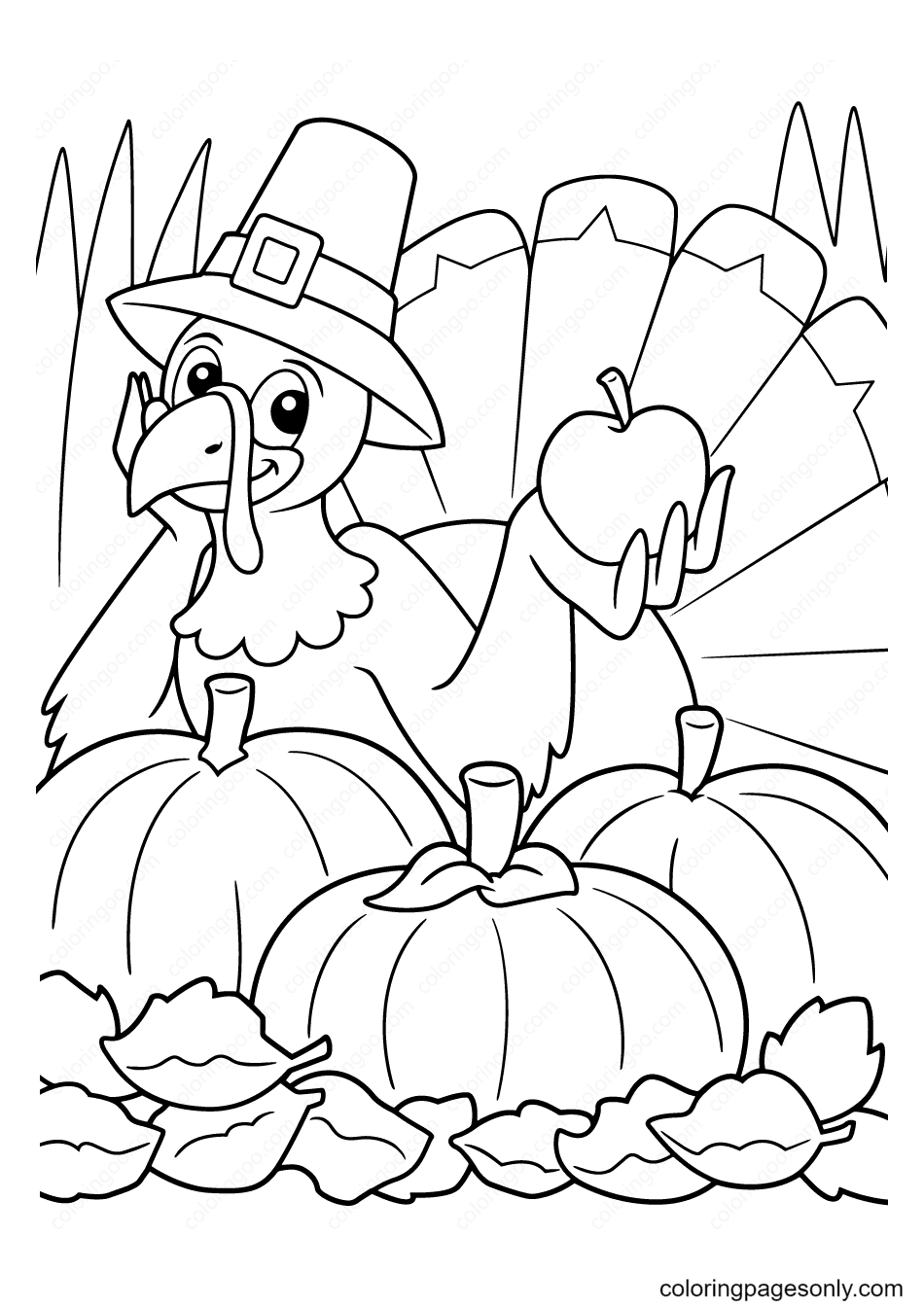printable free thanksgiving coloring pages