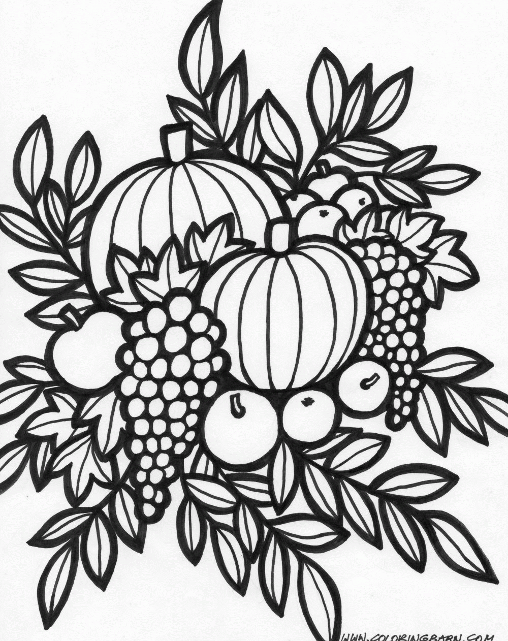 thanksgiving coloring pages free printable