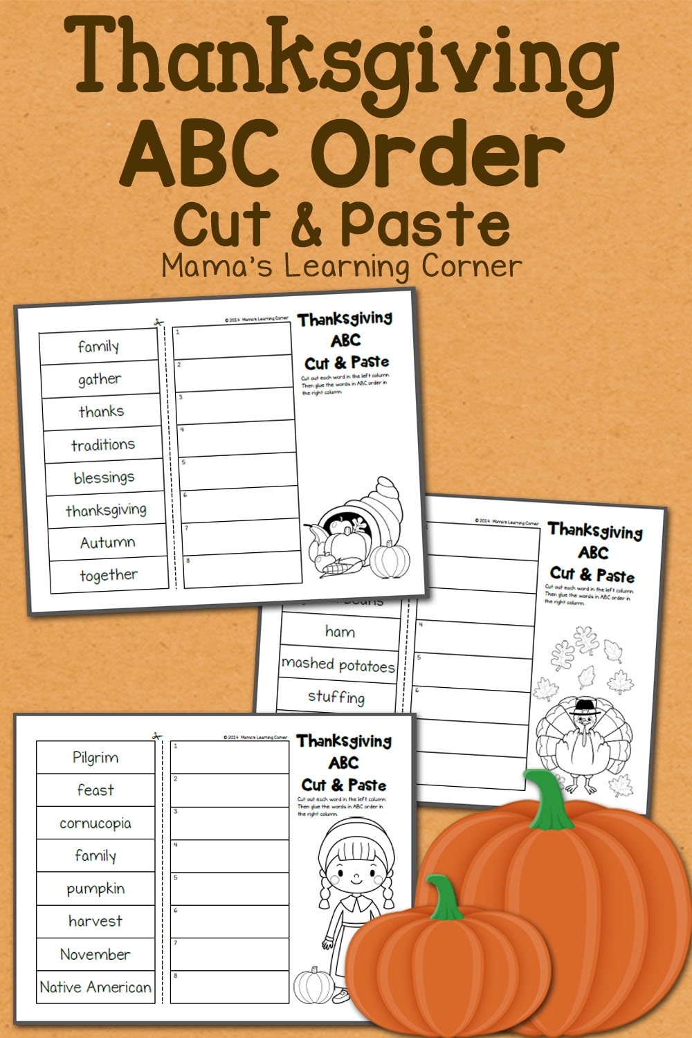 Thanksgiving Worksheets Kindergarten Kindergarten