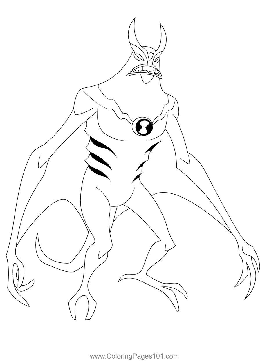 Ben 10 Coloring Pages