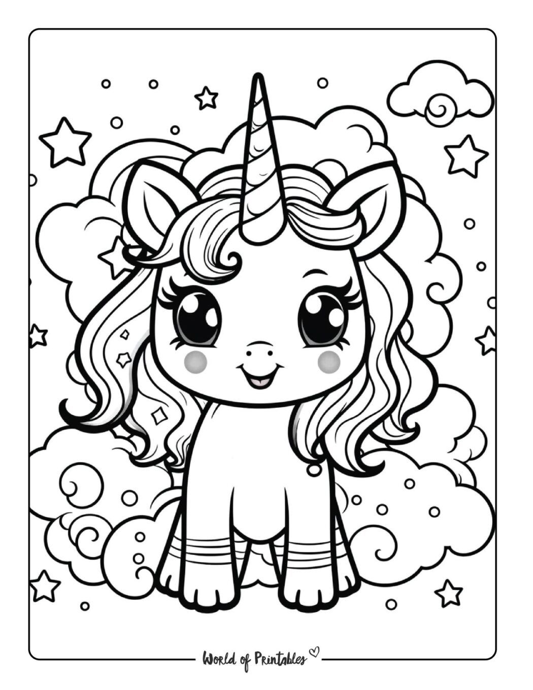 free printable coloring pages of unicorns