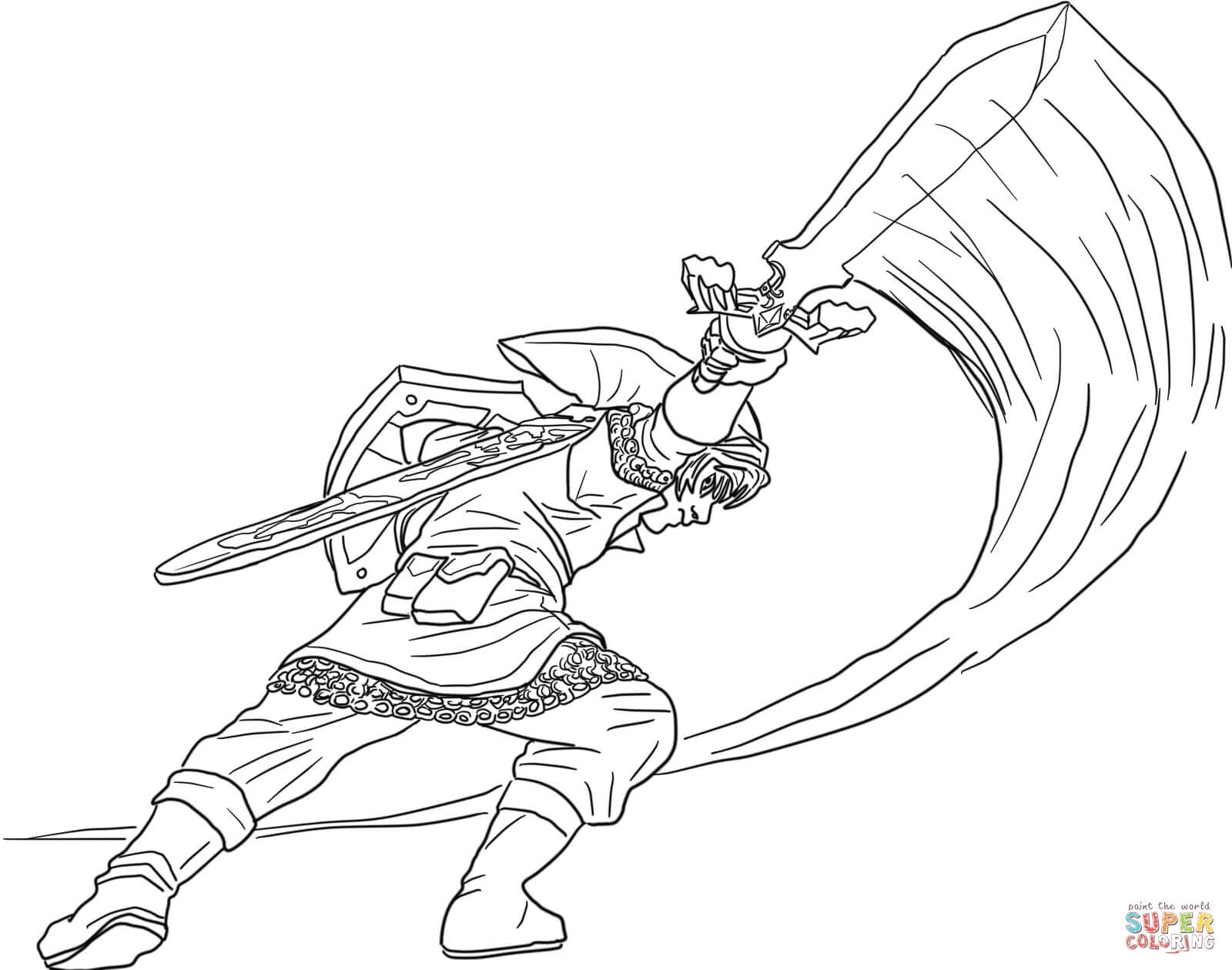 The Legend Of Zelda Coloring Pages Coloring Home