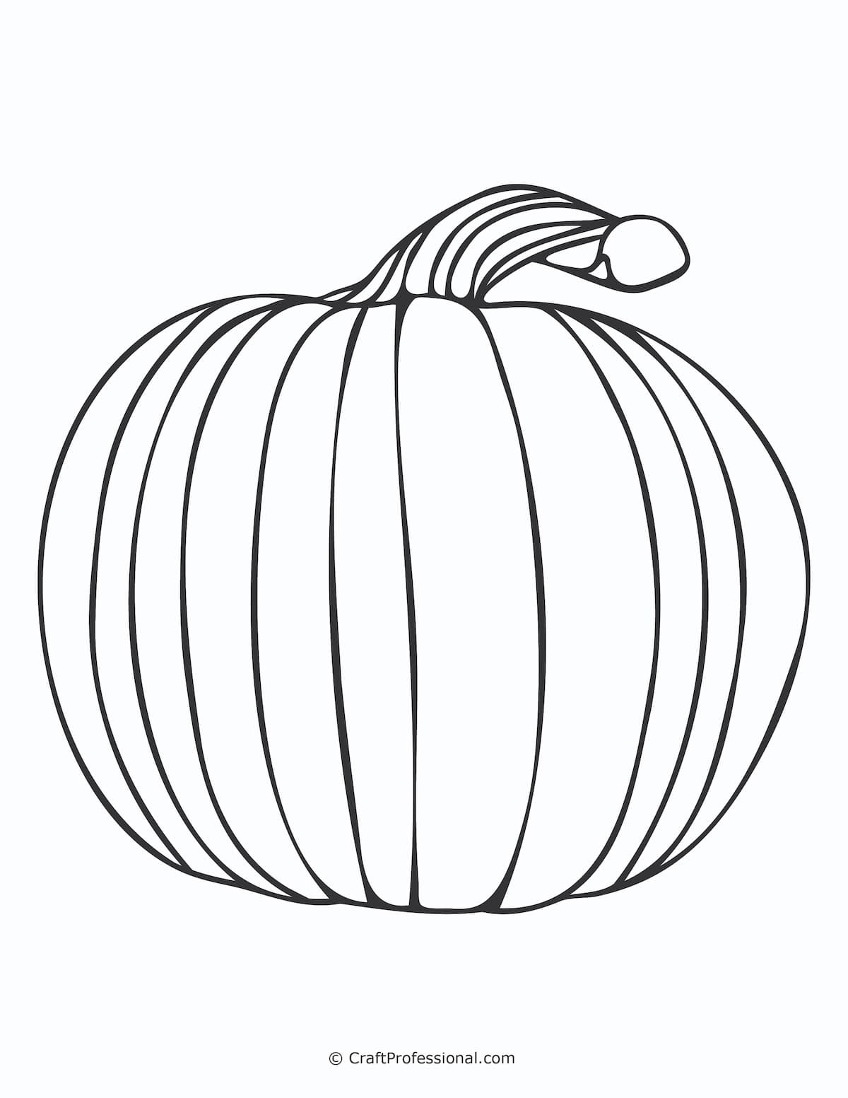 Pumpkin Coloring Page