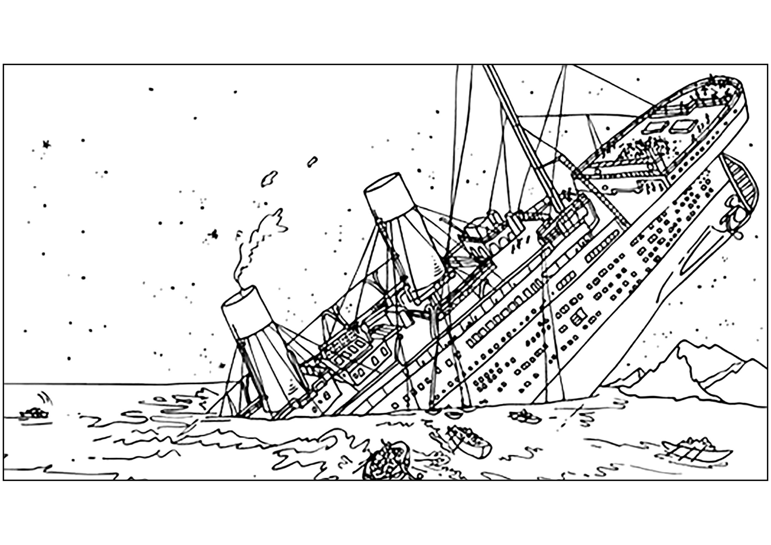 Coloring Pages Titanic