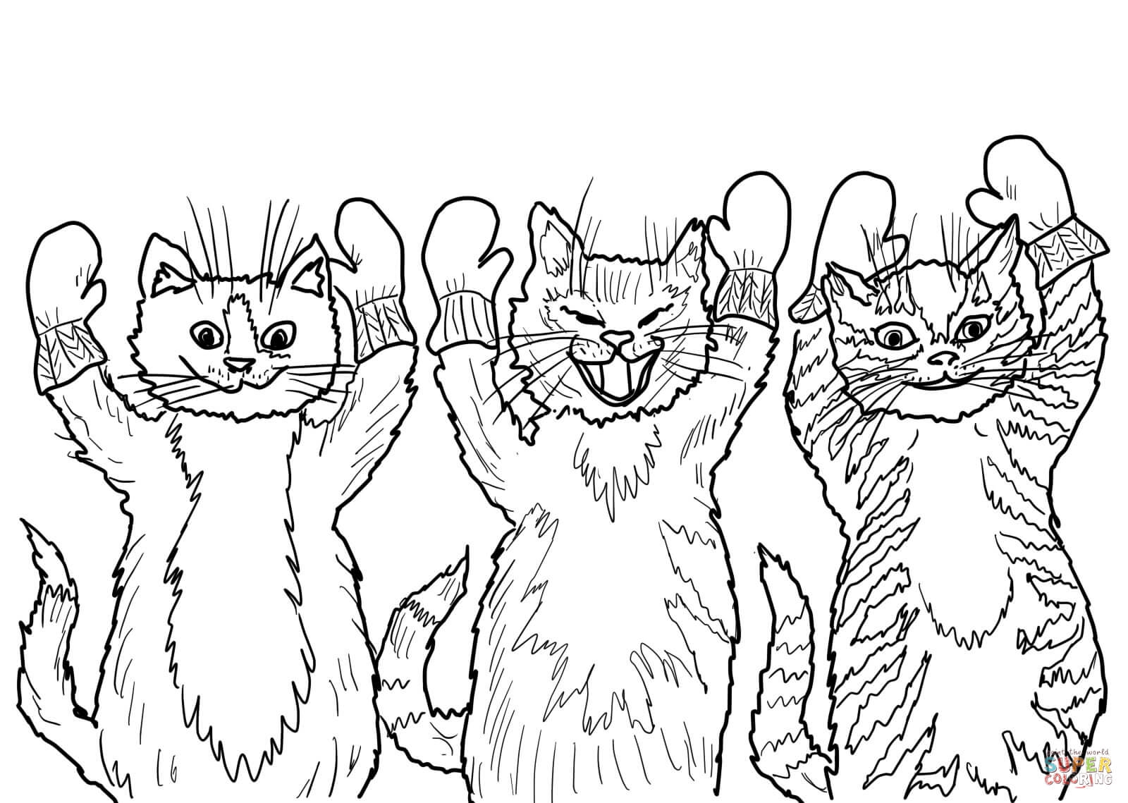 Kittens Coloring Pages