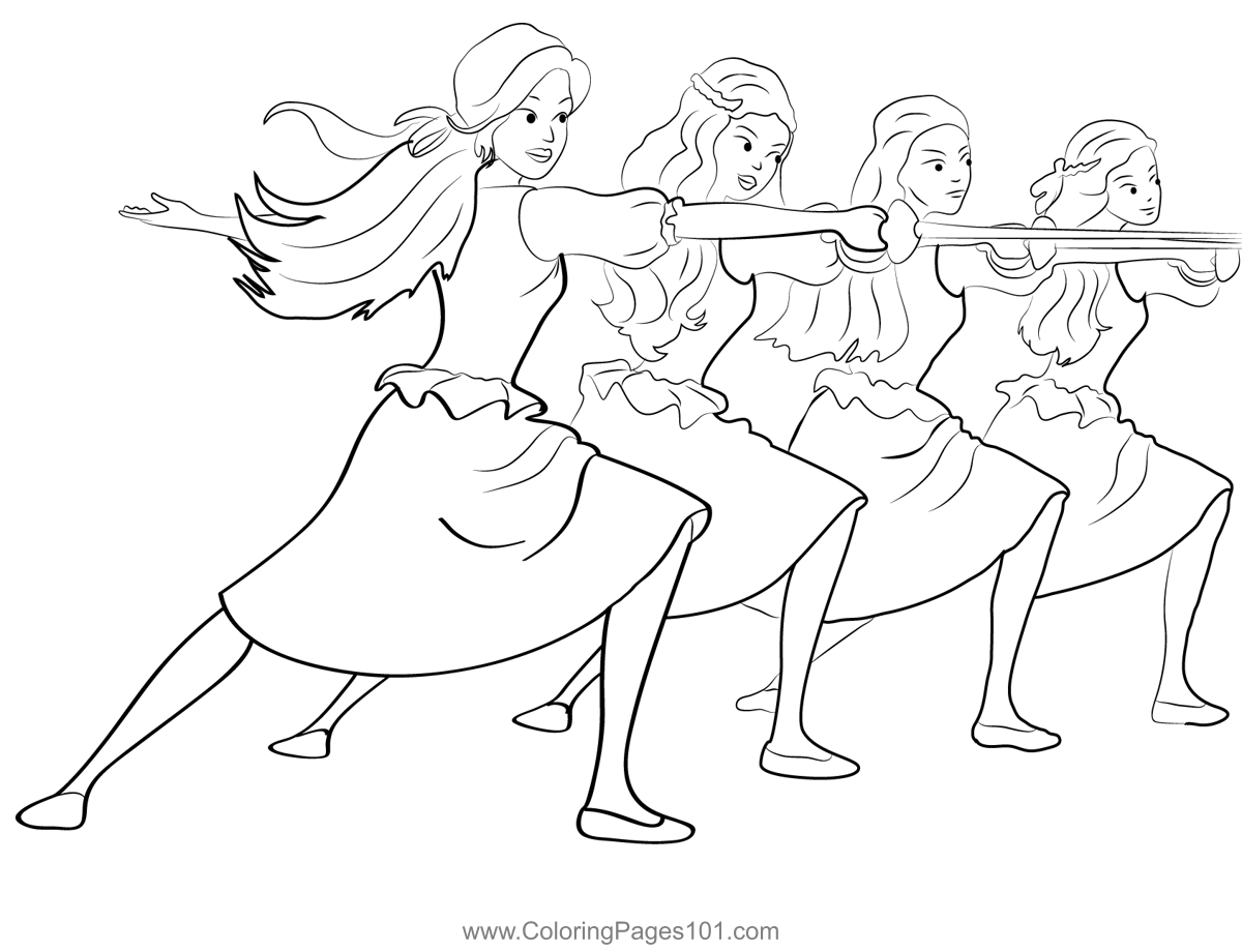 coloring pages barbie free