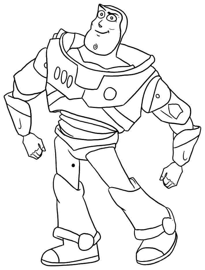 Toy Story Buzz Lightyear Coloring Pages
