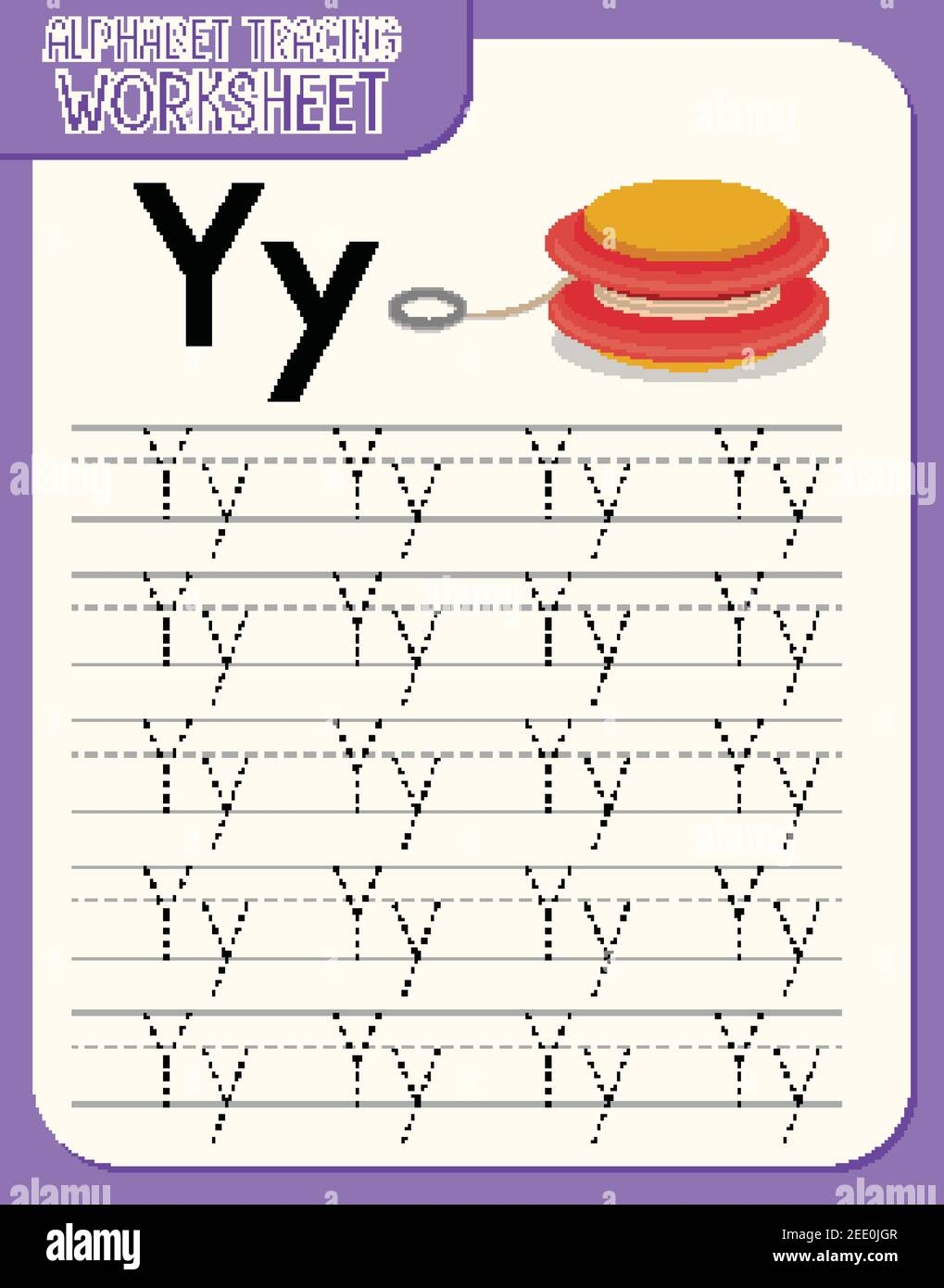 Tracing Letter Y Y Worksheet Worksheets Library