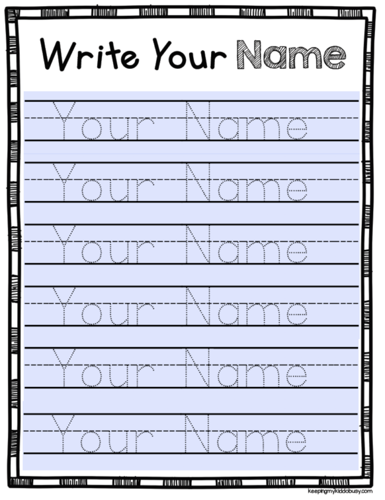 Tracing Names Printable Worksheets Nametracing Worksheets