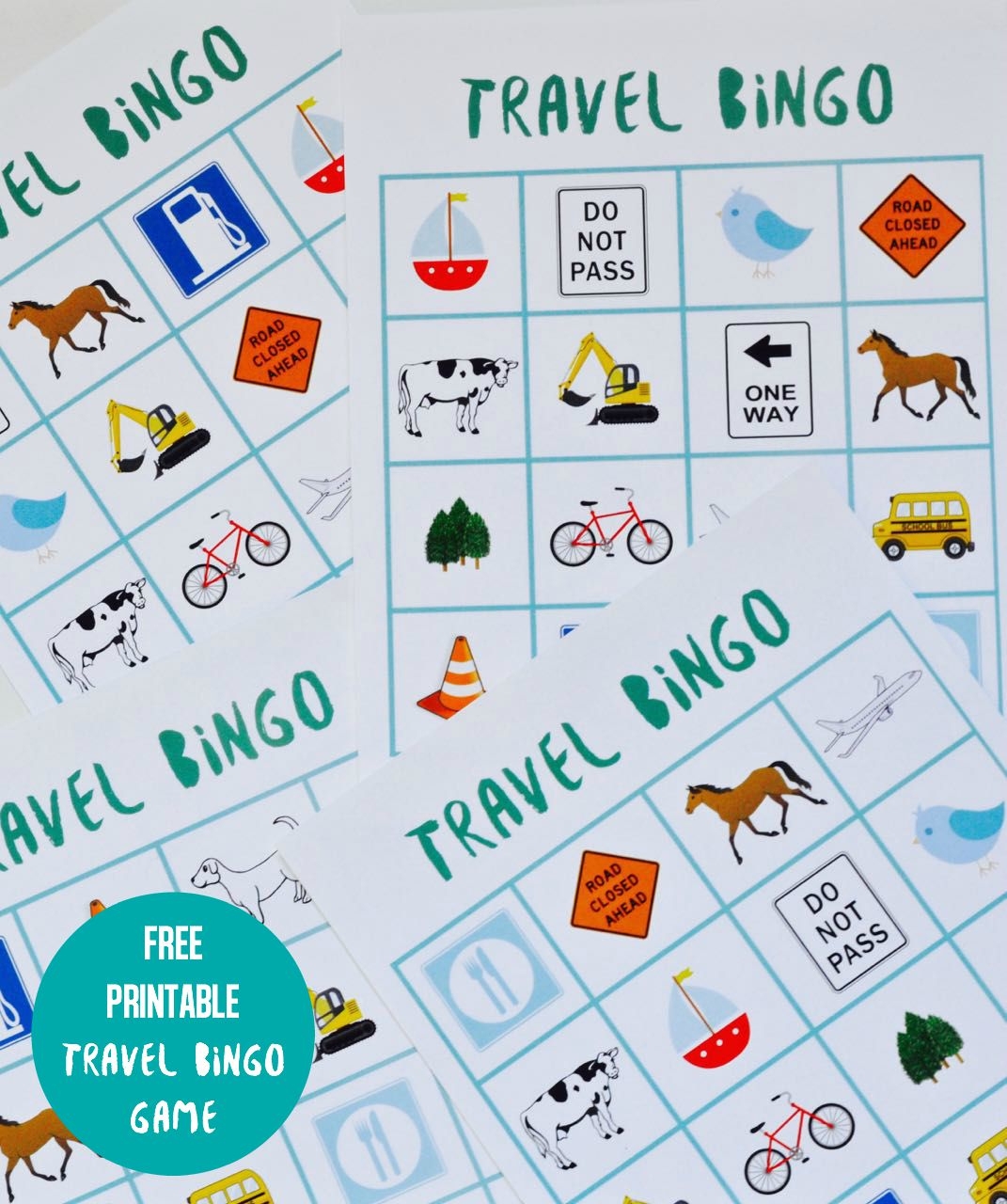Travel Bingo Cards Printable Printable Bingo Cards