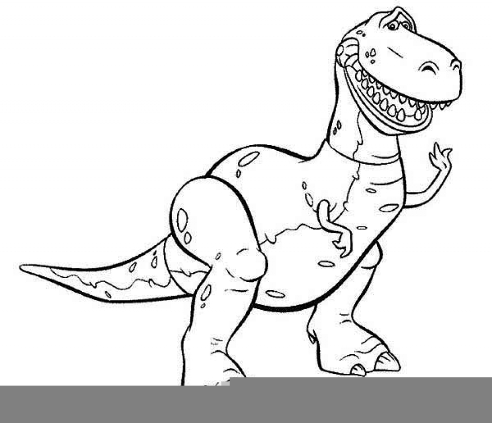 Trex Coloring Page Bearsilope