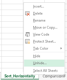 Unhide Worksheets Professor Excel