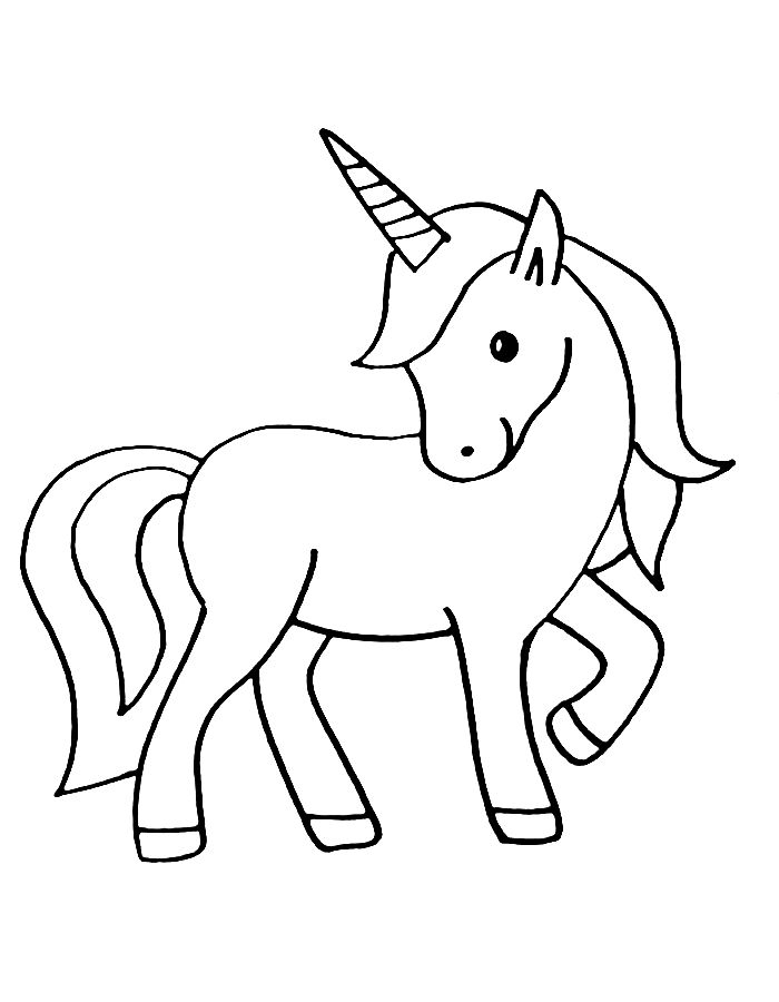 Unicorn Coloring Pages Free Printable PDF 