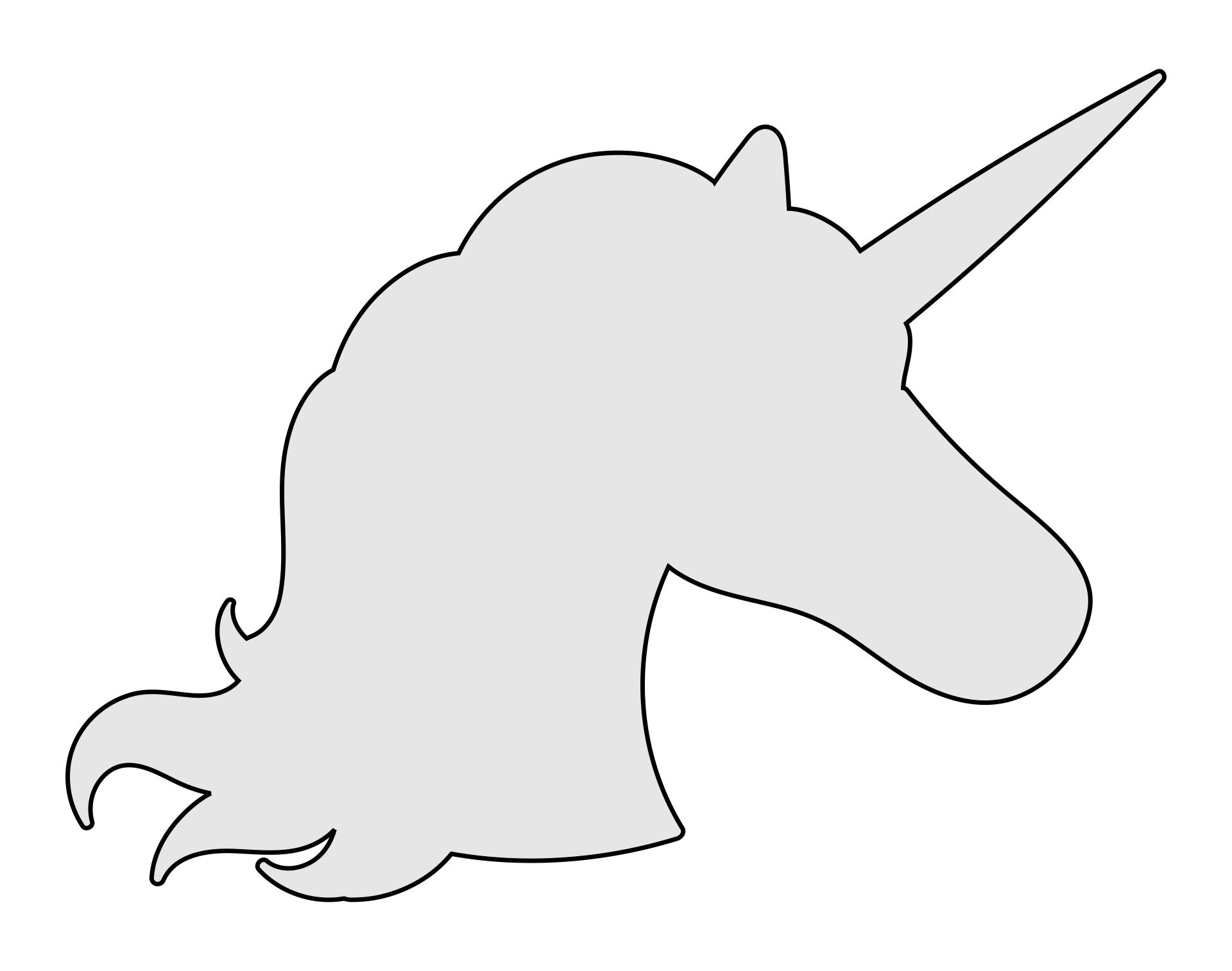 Unicorn Pumpkin Stencil Printable Printable Templates Free