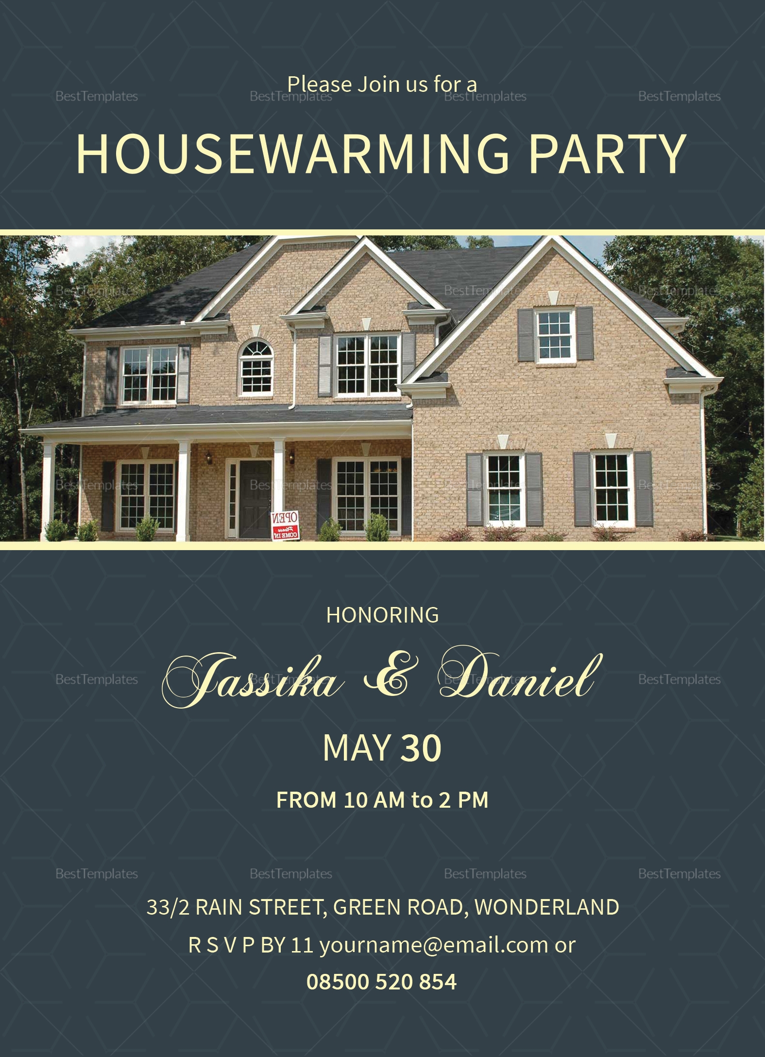 invitation templates housewarming